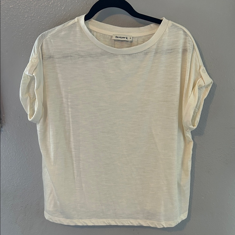 BearPaw Cream Short Sleeve Women's Tee